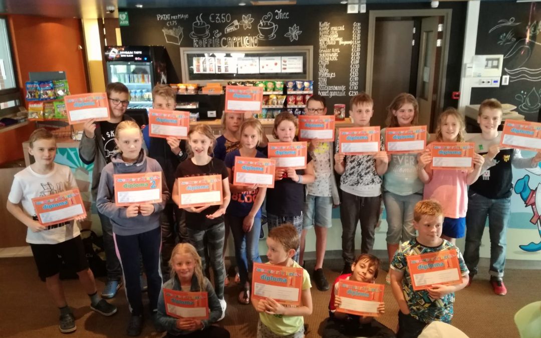 Diploma zwemmen zwemvaardigheid 1 en 2